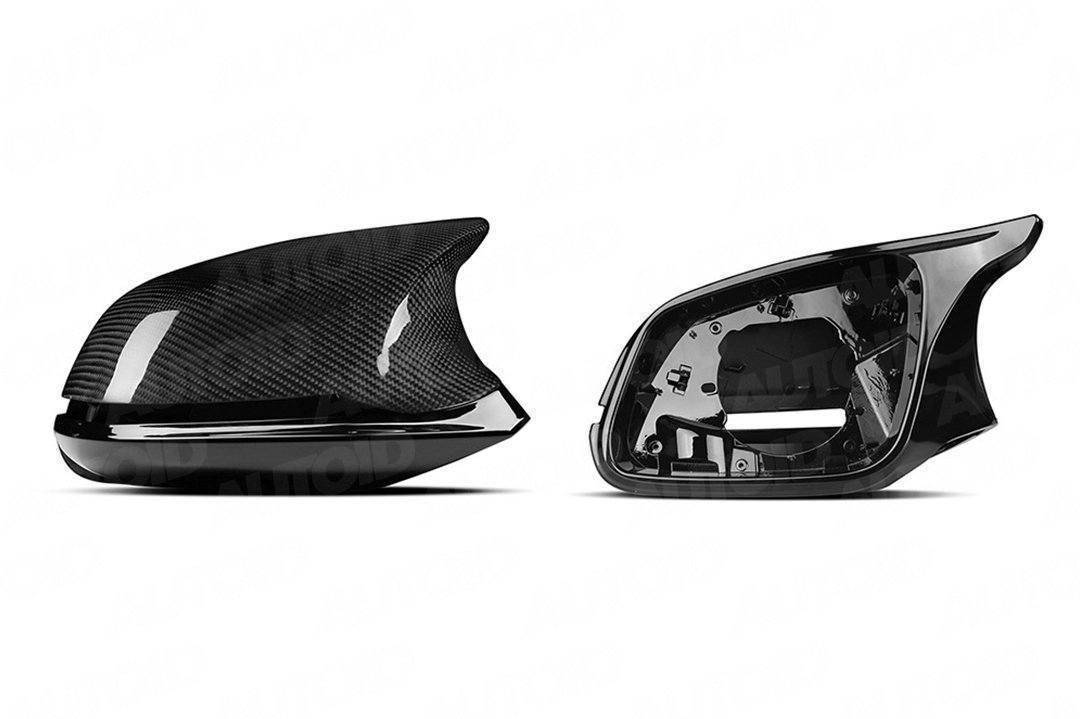 BMW F Chassis Pre - preg Carbon Fibre M Style Wing Mirror Unit by Trevora (2012 - 2019, F20 F21 F22 F30 F32 F87) - Evolve Automotive