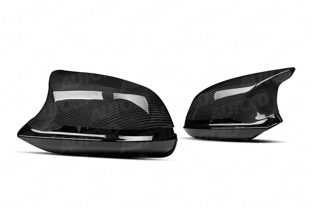 BMW F Chassis Pre - preg Carbon Fibre M Style Wing Mirror Unit by Trevora (2012 - 2019, F20 F21 F22 F30 F32 F87) - Evolve Automotive
