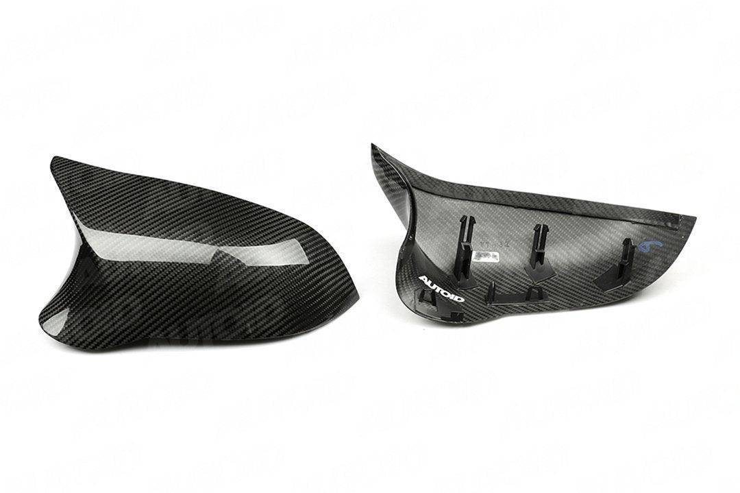 BMW F Chassis Pre - preg Carbon Fibre M Style Wing Mirror Unit by Trevora (2012 - 2019, F20 F21 F22 F30 F32 F87) - Evolve Automotive