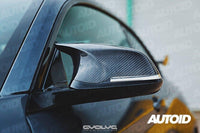 BMW F Chassis Pre - preg Carbon Fibre M Style Wing Mirror Unit by Trevora (2012 - 2019, F20 F21 F22 F30 F32 F87) - Evolve Automotive
