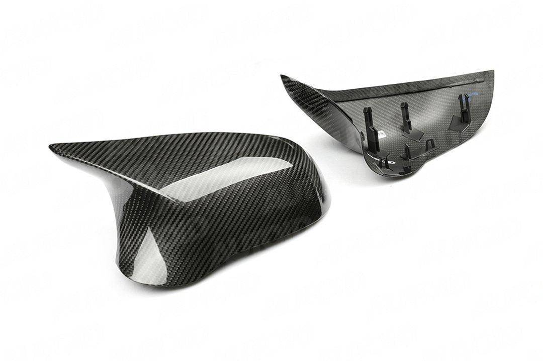 BMW F Chassis Pre - preg Carbon Fibre M Style Wing Mirror Unit by Trevora (2012 - 2019, F20 F21 F22 F30 F32 F87) - Evolve Automotive