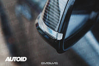 BMW F Chassis Pre - preg Carbon Fibre M Style Wing Mirror Unit by Trevora (2012 - 2019, F20 F21 F22 F30 F32 F87) - Evolve Automotive
