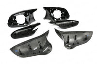BMW F Chassis Pre - preg Carbon Fibre M Style Wing Mirror Unit by Trevora (2012 - 2019, F20 F21 F22 F30 F32 F87) - Evolve Automotive