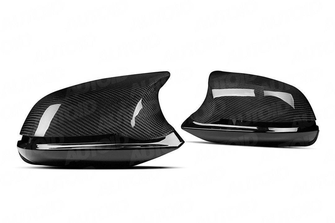 BMW F Chassis Pre - preg Carbon Fibre M Style Wing Mirror Unit by Trevora (2012 - 2019, F20 F21 F22 F30 F32 F87) - Evolve Automotive