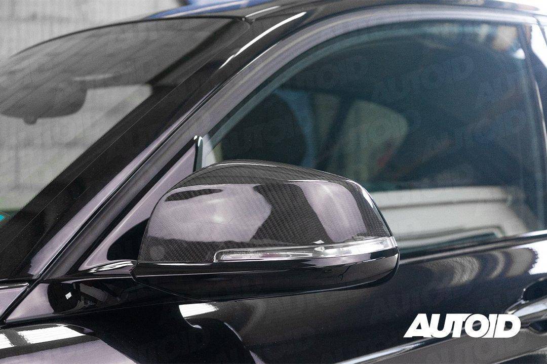 BMW F Chassis Pre-preg Carbon Fibre Wing Mirror Covers by FORM (2012-2019) - Evolve Automotive