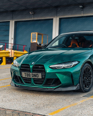 BMW G80 G81 M3 & G82 G83 M4 Carbon Fibre Competition Front Splitter by FORM (2021+) - Evolve Automotive