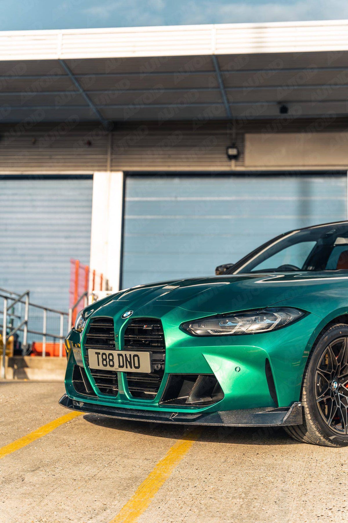 BMW G80 G81 M3 & G82 G83 M4 Carbon Fibre Competition Front Splitter by FORM (2021+) - Evolve Automotive