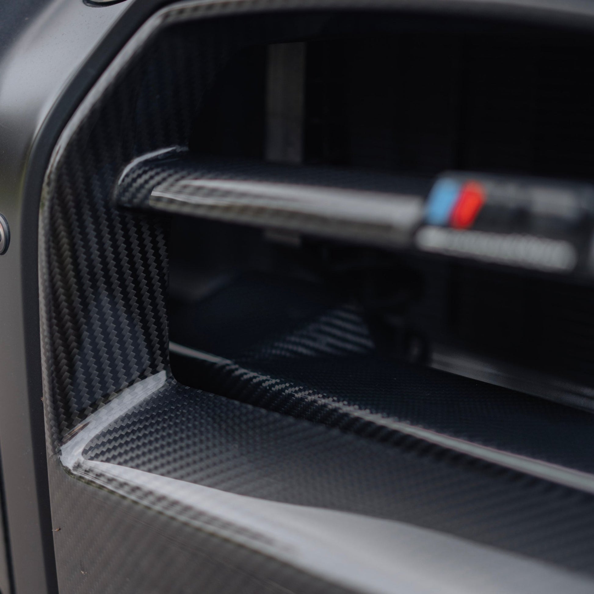 BMW G80 G81 M3 & G82 G83 M4 Pre - Preg Carbon Fibre Foam Crash Bar Cover by Trevora (2021+) - Evolve Automotive