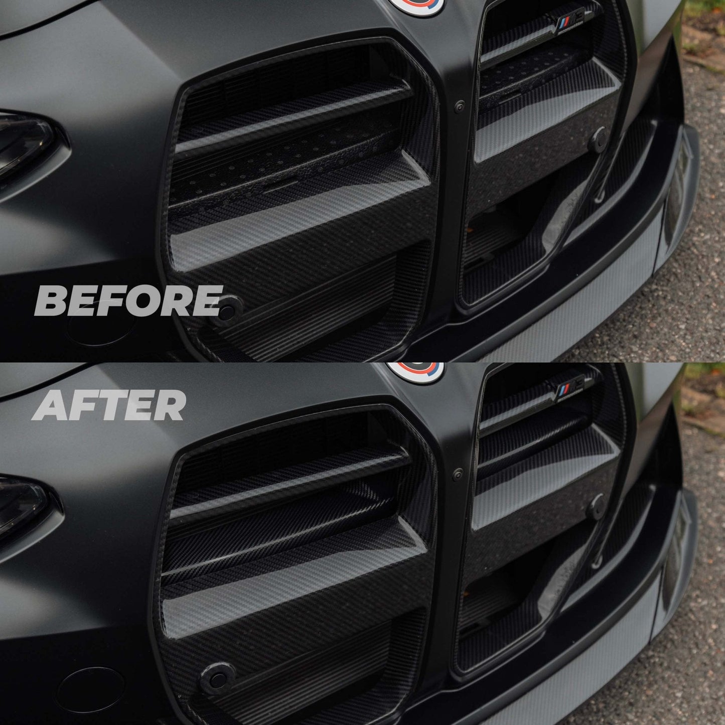 BMW G80 G81 M3 & G82 G83 M4 Pre - Preg Carbon Fibre Foam Crash Bar Cover by Trevora (2021+) - Evolve Automotive