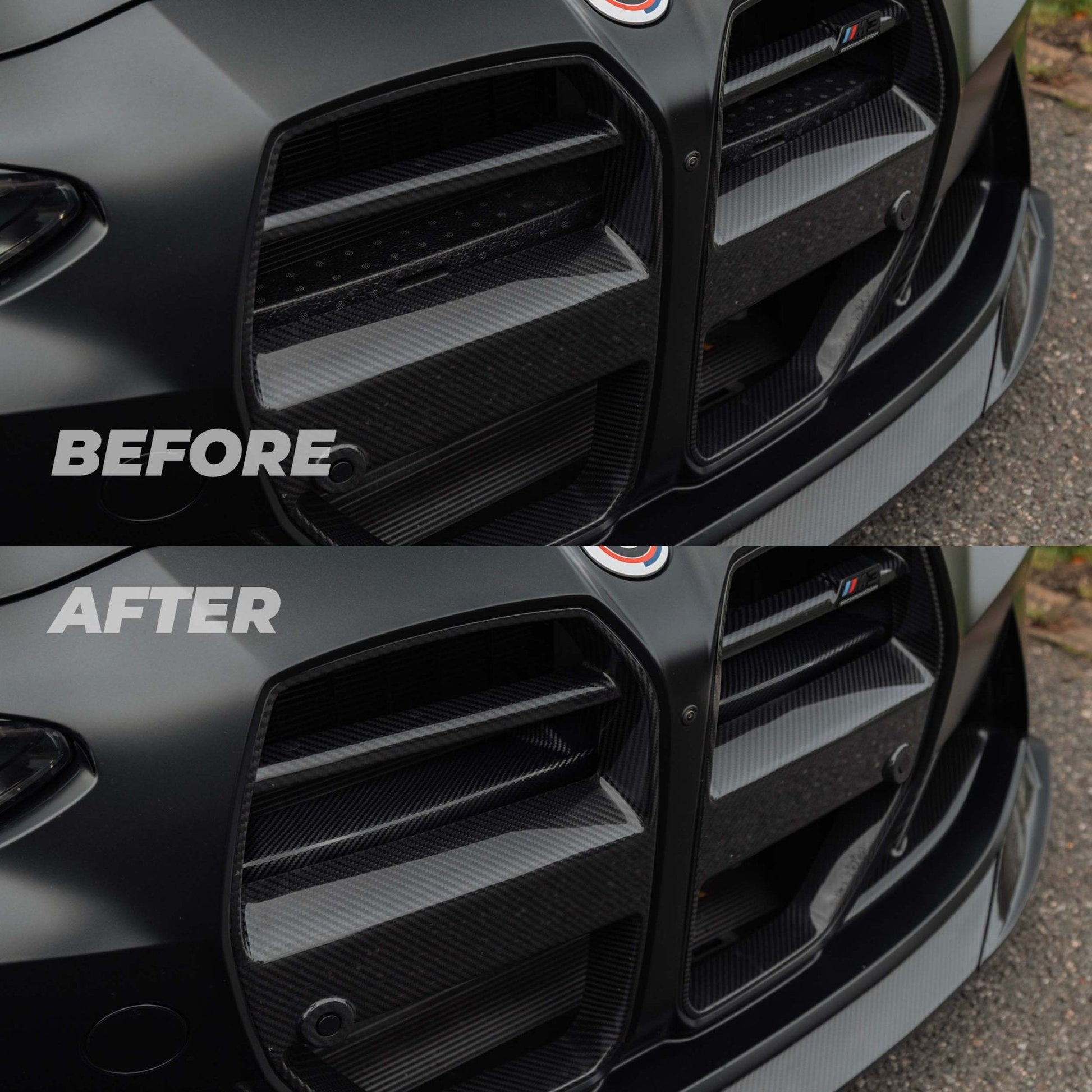 BMW G80 G81 M3 & G82 G83 M4 Pre - Preg Carbon Fibre Foam Crash Bar Cover by Trevora (2021+) - Evolve Automotive