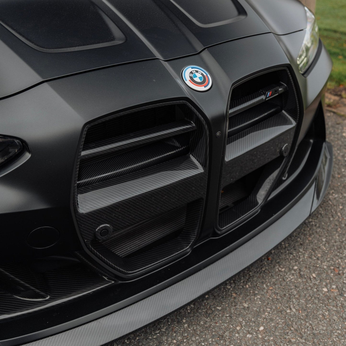 BMW G80 G81 M3 & G82 G83 M4 Pre - Preg Carbon Fibre Foam Crash Bar Cover by Trevora (2021+) - Evolve Automotive