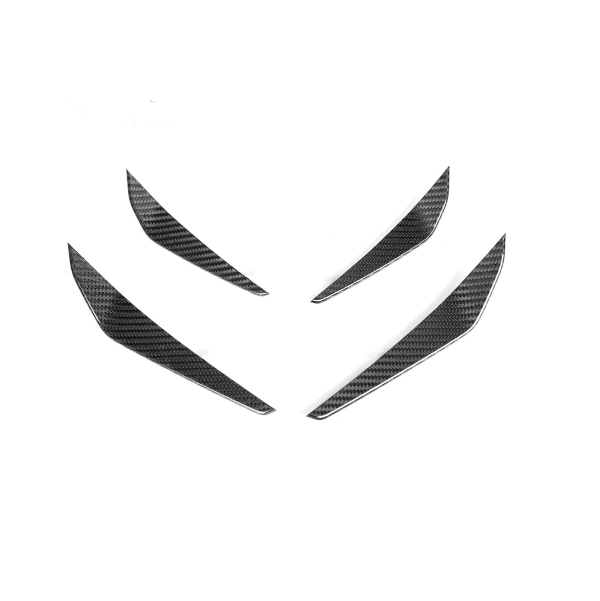 BMW G80 G81 M3 & G82 G83 M4 Pre-Preg Carbon Fibre Front Canard Trims by FORM (2021+) - Evolve Automotive