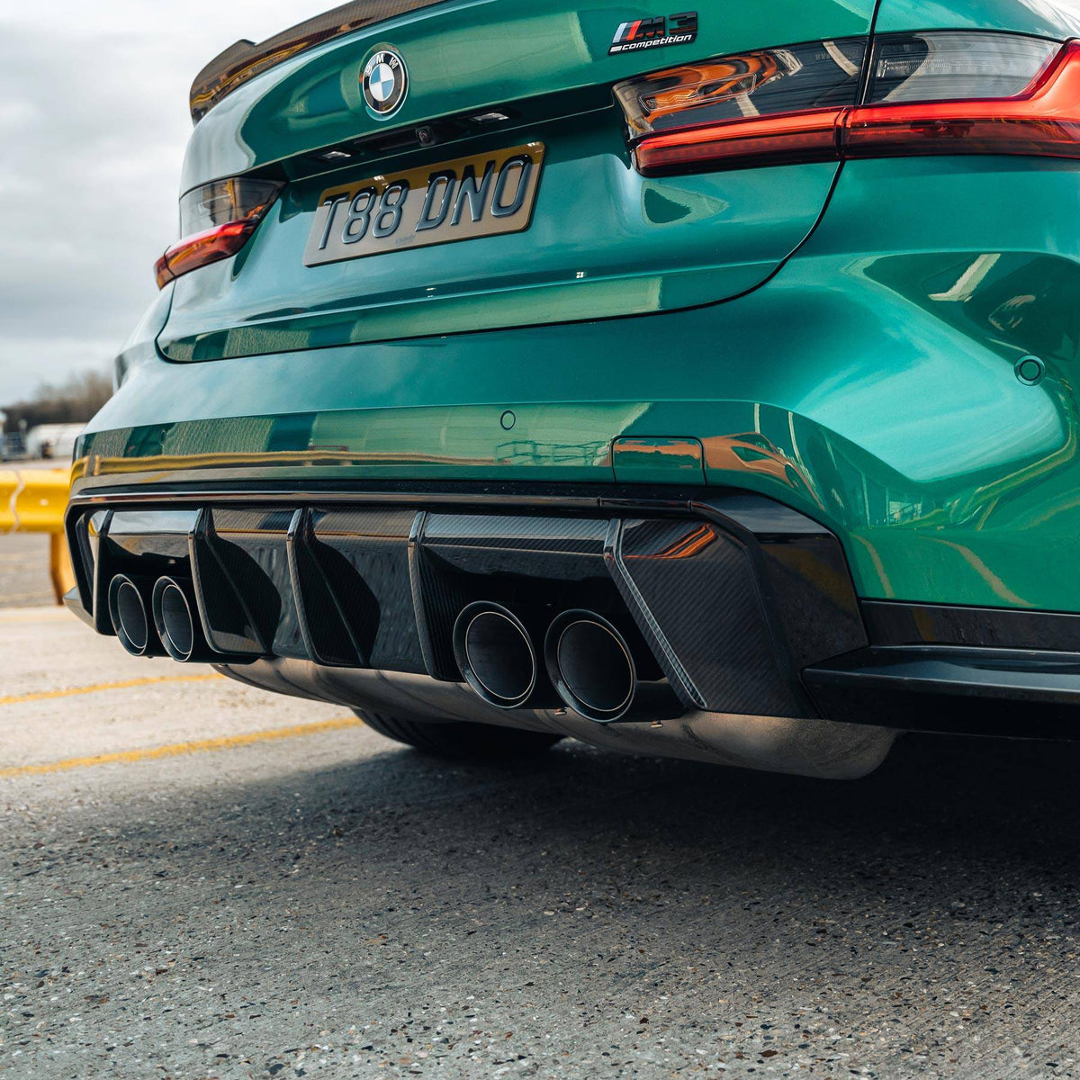 BMW G80 G81 M3 & G82 G83 M4 Pre-Preg Carbon Fibre Rear Diffuser by FORM (2021+) - Evolve Automotive