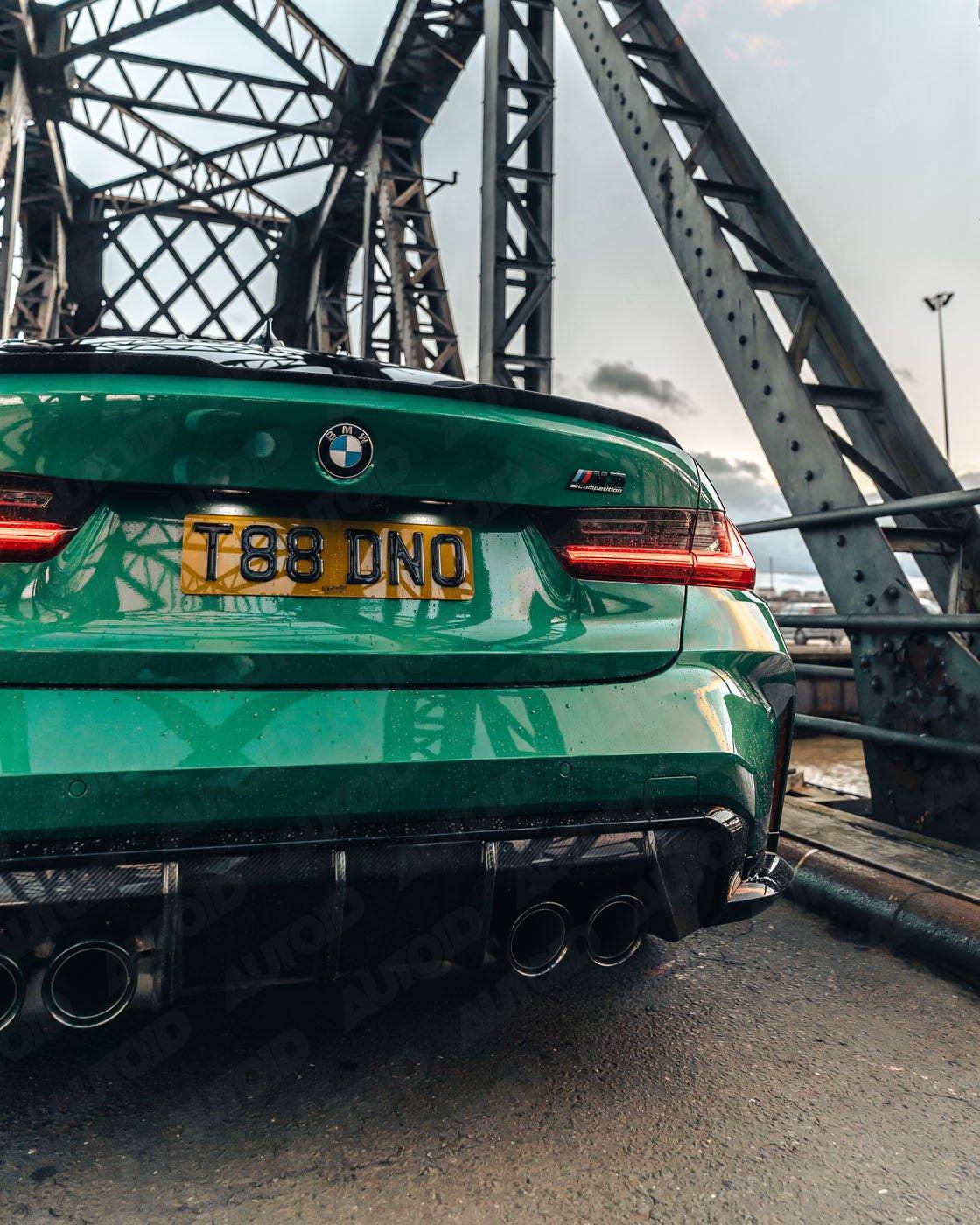 BMW G80 G81 M3 & G82 G83 M4 Pre-Preg Carbon Fibre Rear Diffuser by FORM (2021+) - Evolve Automotive