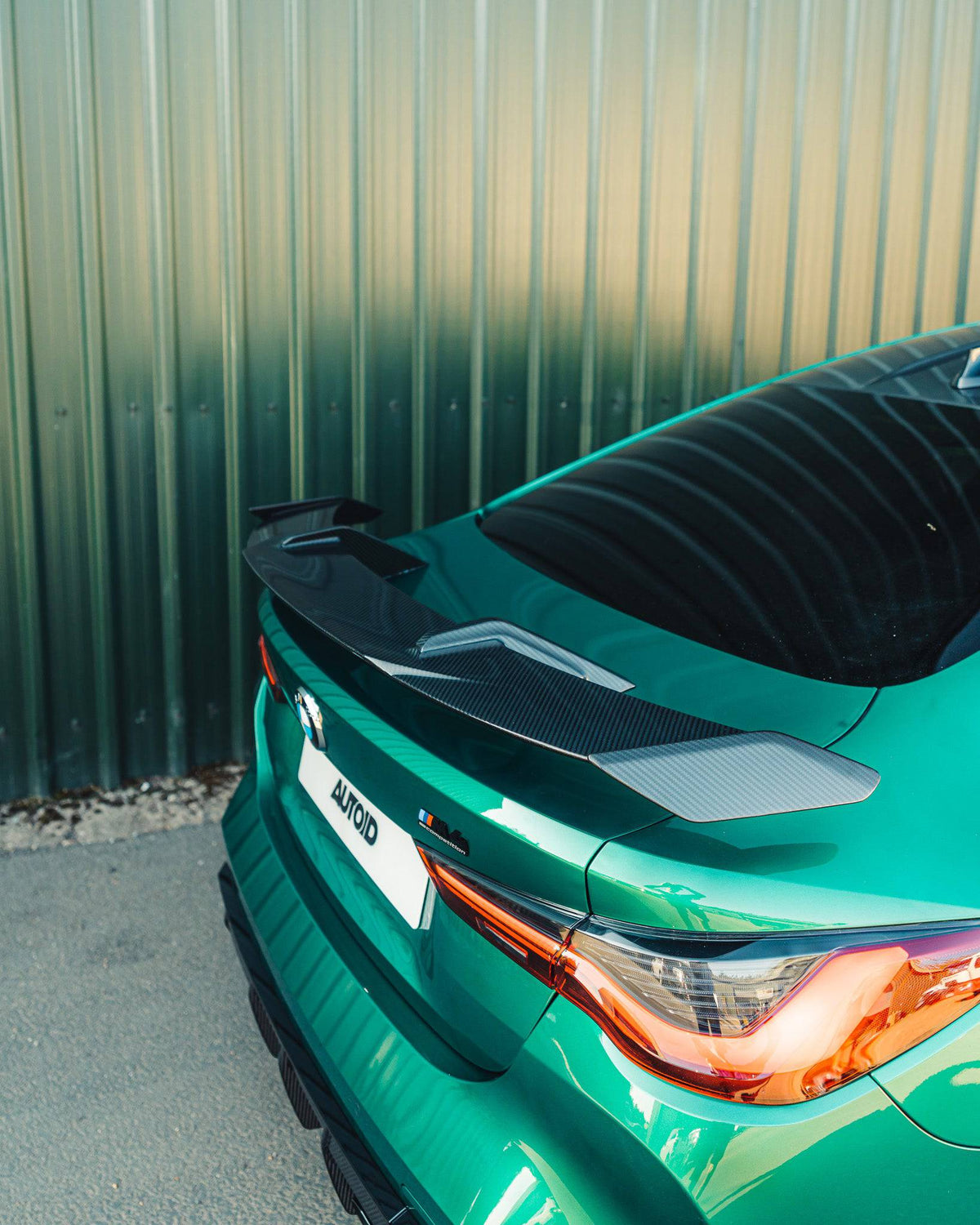 BMW G80 M3 & G82 M4 Pre-Preg Carbon Fibre Rear Spoiler Wing by FORM (2021+) - Evolve Automotive