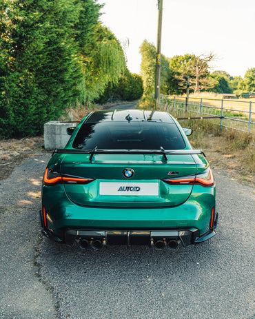BMW G80 M3 & G82 M4 Pre-Preg Carbon Fibre Rear Spoiler Wing by FORM (2021+) - Evolve Automotive