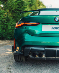 BMW G80 M3 & G82 M4 Pre-Preg Carbon Fibre Rear Spoiler Wing by FORM (2021+) - Evolve Automotive