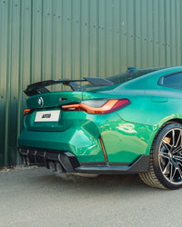 BMW G80 M3 & G82 M4 Pre-Preg Carbon Fibre Rear Spoiler Wing by FORM (2021+) - Evolve Automotive
