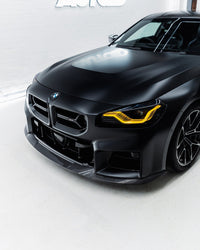 BMW G87 M2 TR87 Pre - preg Carbon Fibre Flat Front Splitter by Trevora (2023+) - Evolve Automotive