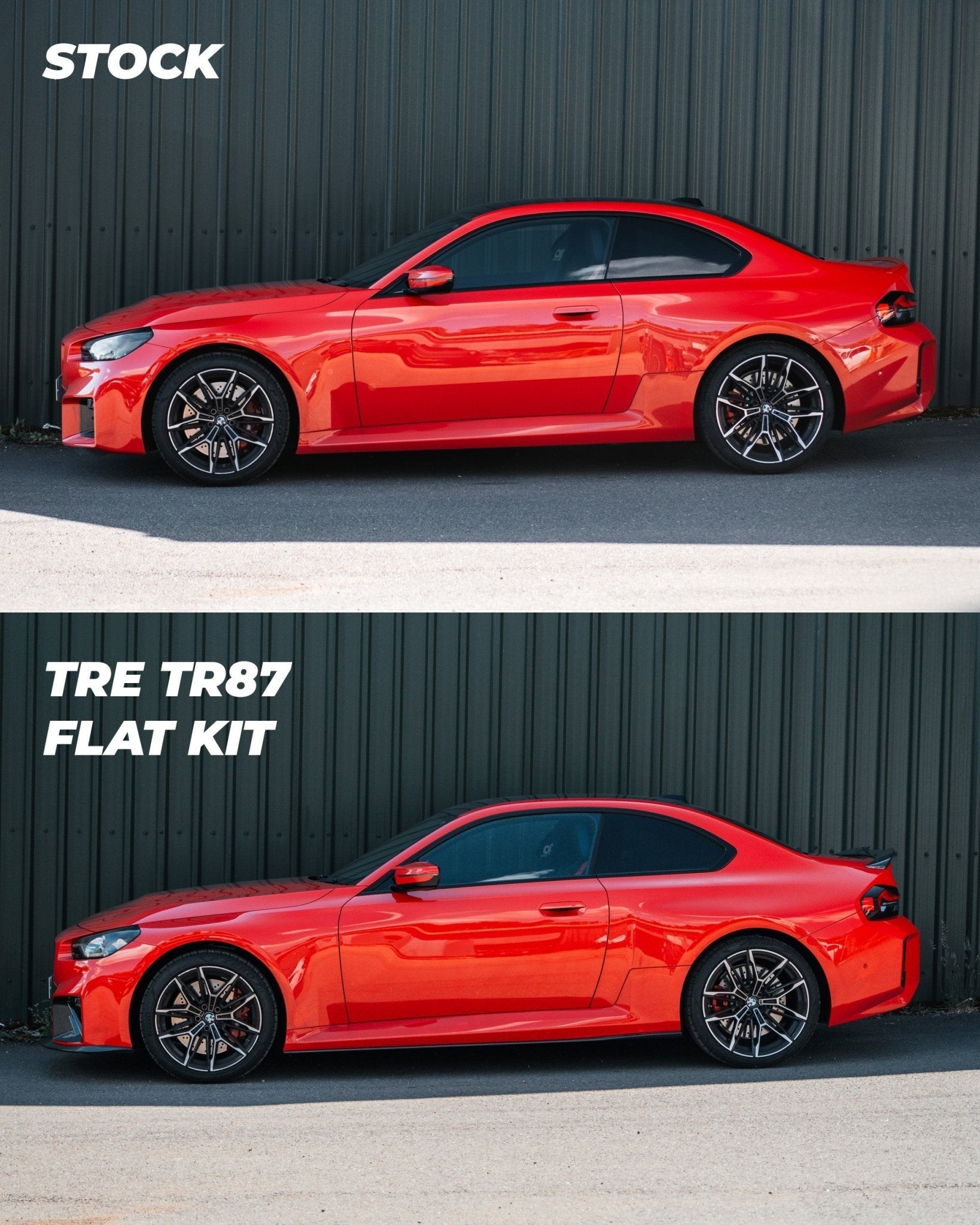 BMW G87 M2 TR87 Pre - preg Carbon Fibre Flat Side Skirts by Trevora (2023+) - Evolve Automotive