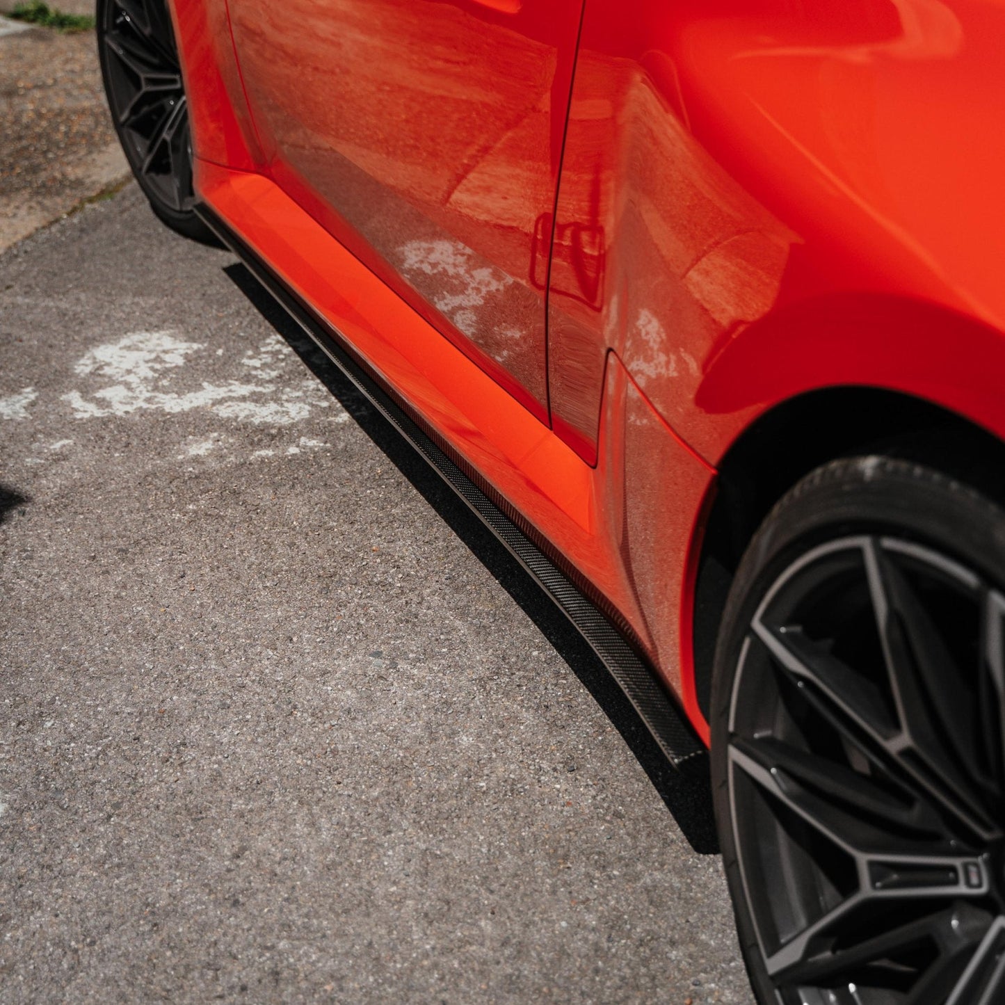 BMW G87 M2 TR87 Pre - preg Carbon Fibre Flat Side Skirts by Trevora (2023+) - Evolve Automotive
