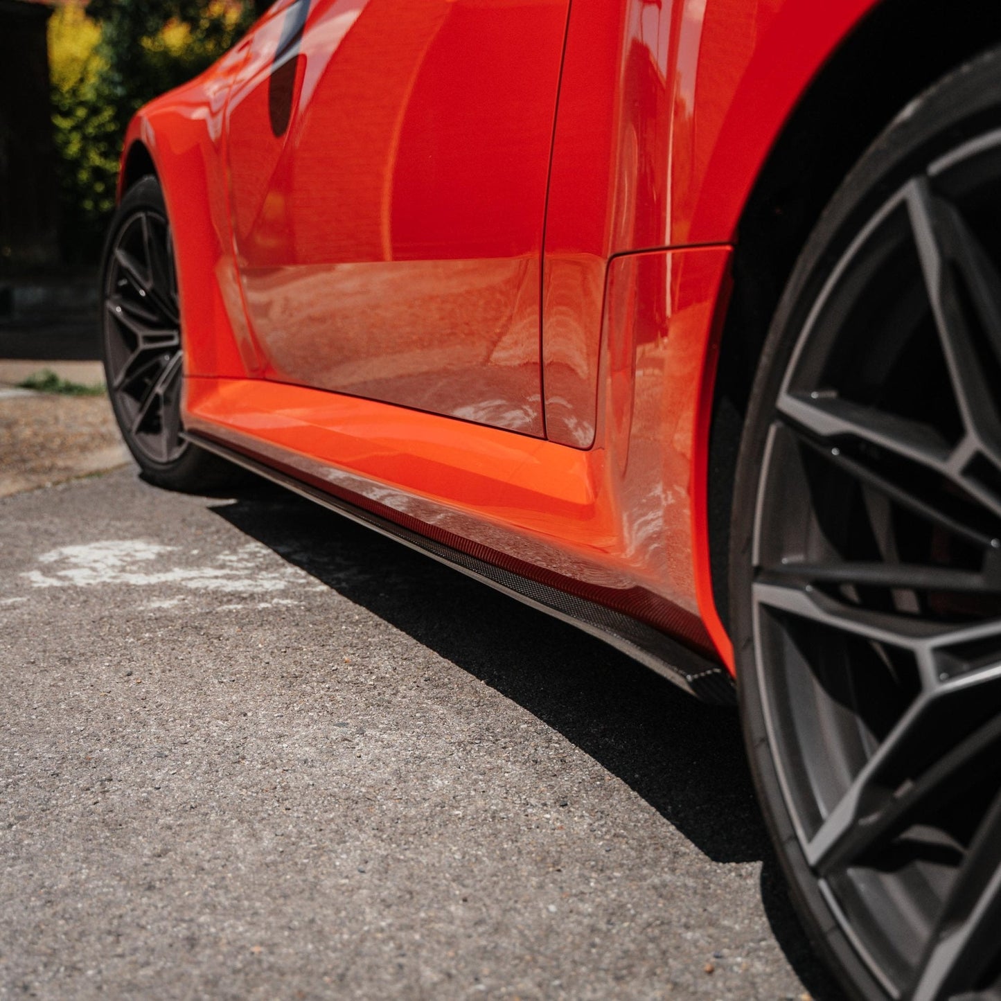 BMW G87 M2 TR87 Pre - preg Carbon Fibre Flat Side Skirts by Trevora (2023+) - Evolve Automotive