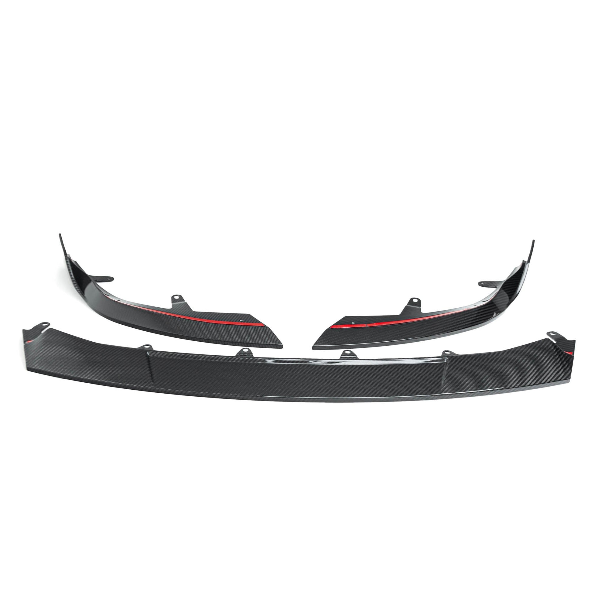 BMW G87 M2 TR87 Pre - preg Carbon Fibre Front Splitter with Winglets by Trevora (2023+) - Evolve Automotive