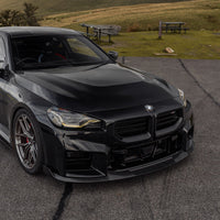 BMW G87 M2 TR87 Pre - preg Carbon Fibre Front Splitter with Winglets by Trevora (2023+) - Evolve Automotive