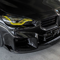 BMW G87 M2 TR87 Pre - preg Carbon Fibre Front Splitter with Winglets by Trevora (2023+) - Evolve Automotive