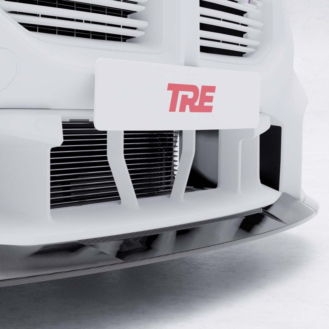 BMW G87 M2 TR87 Pre - preg Carbon Fibre Front Splitter with Winglets by Trevora (2023+) - Evolve Automotive