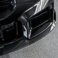 BMW G87 M2 TR87 Pre - preg Carbon Fibre Front Splitter with Winglets by Trevora (2023+) - Evolve Automotive