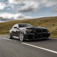 BMW G87 M2 TR87 Pre - preg Carbon Fibre Front Splitter with Winglets by Trevora (2023+) - Evolve Automotive