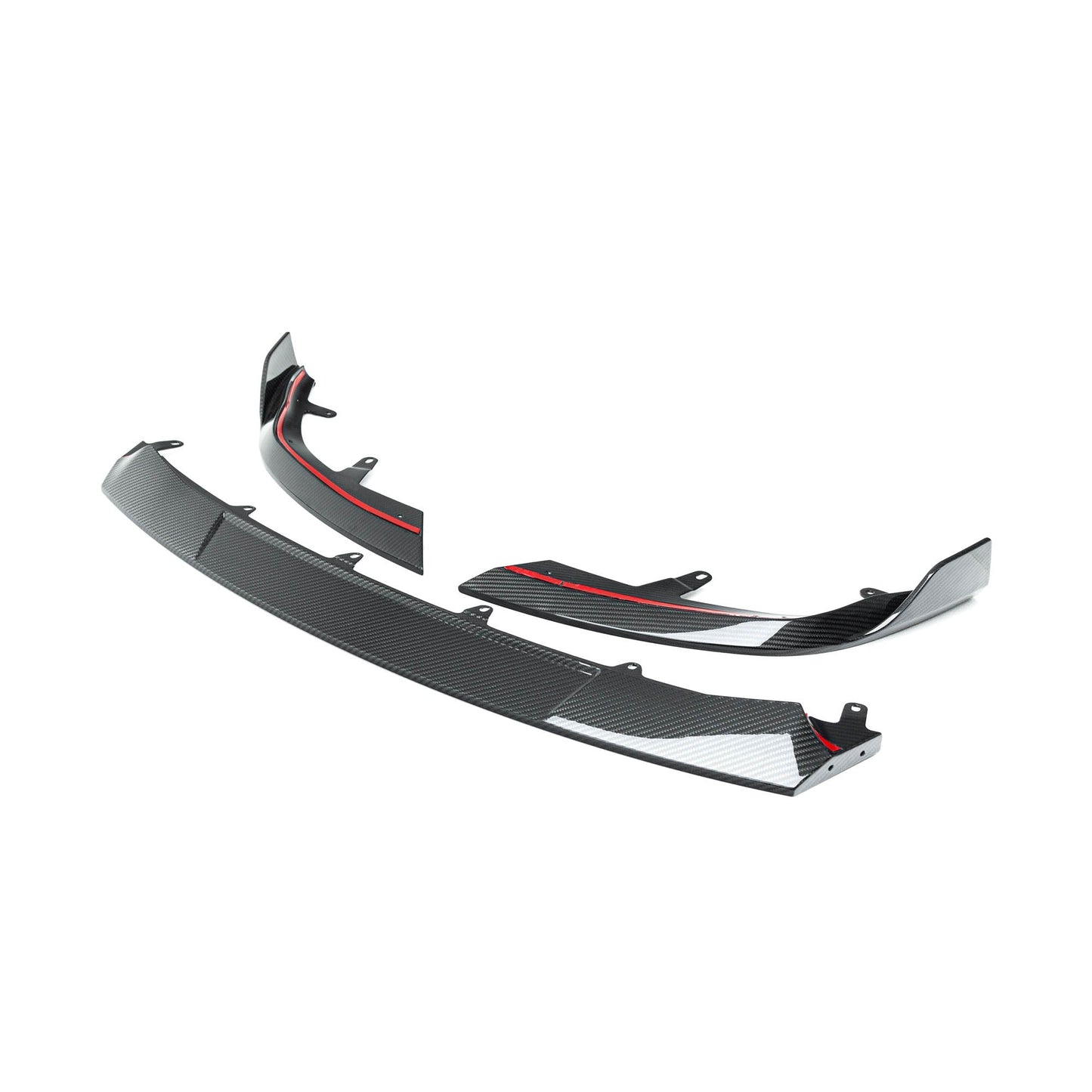 BMW G87 M2 TR87 Pre - preg Carbon Fibre Front Splitter with Winglets by Trevora (2023+) - Evolve Automotive