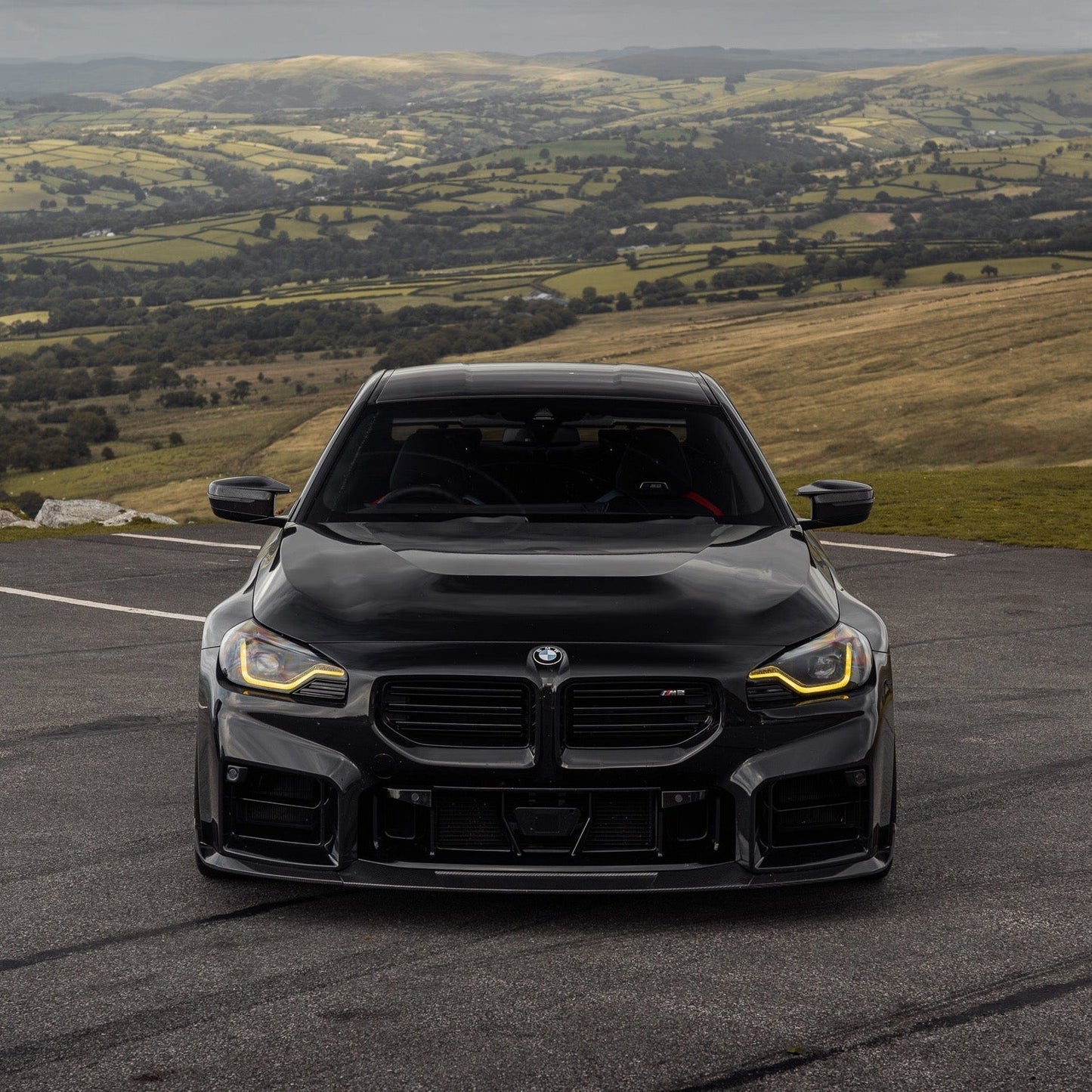 BMW G87 M2 TR87 Pre - preg Carbon Fibre Front Splitter with Winglets by Trevora (2023+) - Evolve Automotive