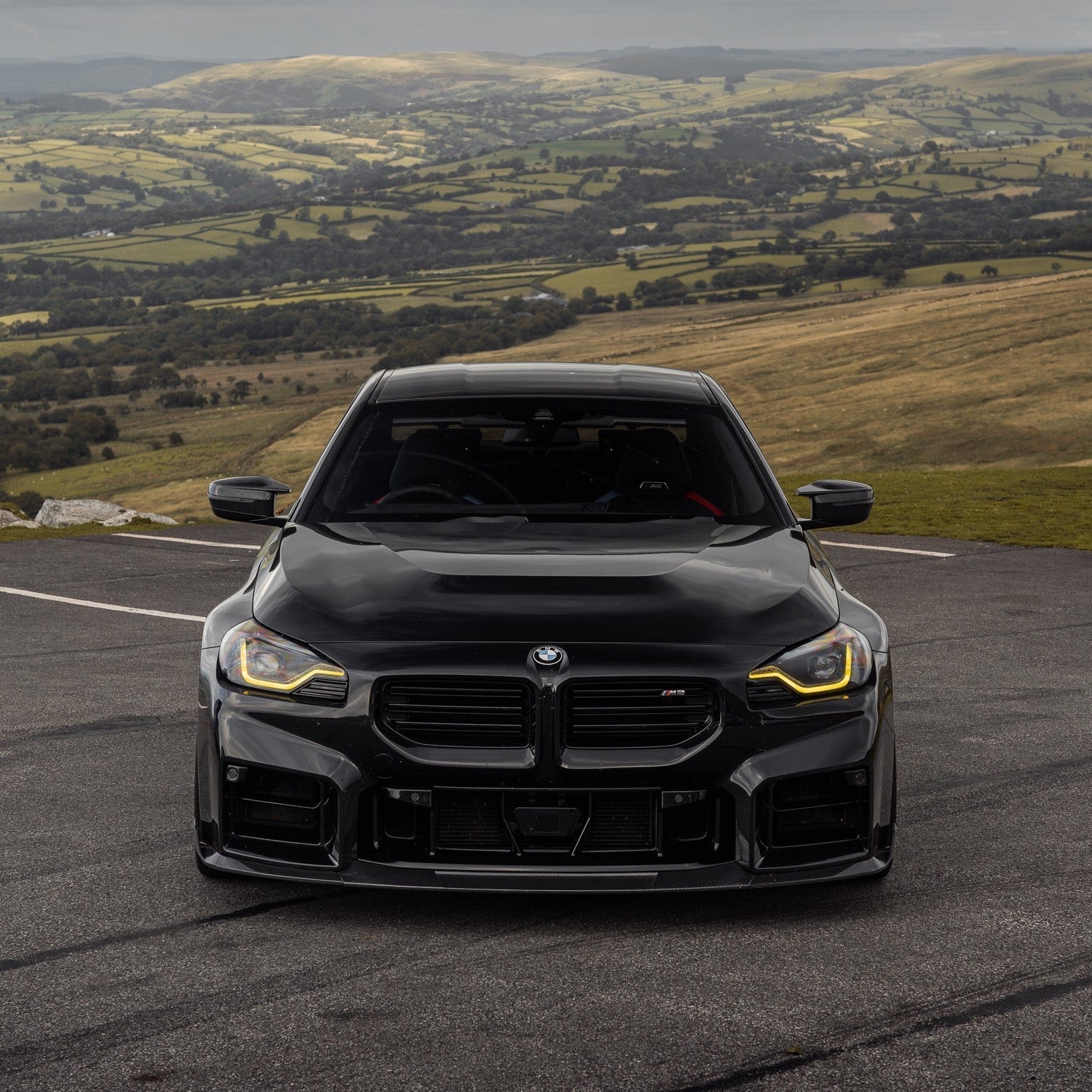 BMW G87 M2 TR87 Pre - preg Carbon Fibre Front Splitter with Winglets by Trevora (2023+) - Evolve Automotive