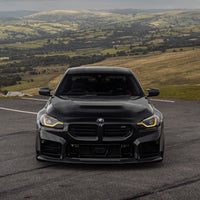BMW G87 M2 TR87 Pre - preg Carbon Fibre Front Splitter with Winglets by Trevora (2023+) - Evolve Automotive