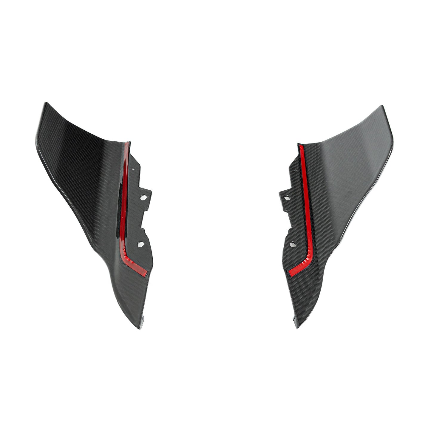 BMW G87 M2 TR87 Pre - preg Carbon Fibre Rear Bumper Winglets by Trevora (2023+) - Evolve Automotive