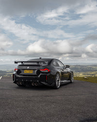 BMW G87 M2 TR87 Pre - preg Carbon Fibre Rear Bumper Winglets by Trevora (2023+) - Evolve Automotive