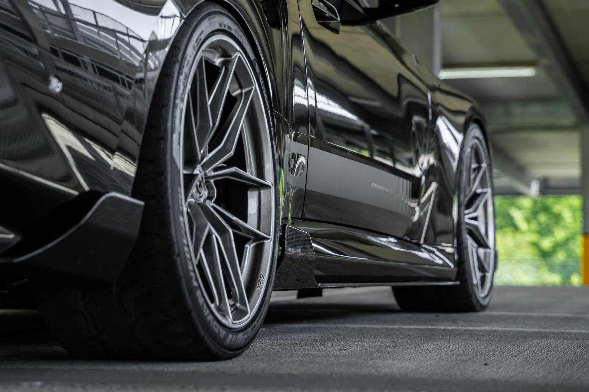 BMW G87 M2 TR87 Pre - preg Carbon Fibre Rear Bumper Winglets by Trevora (2023+) - Evolve Automotive