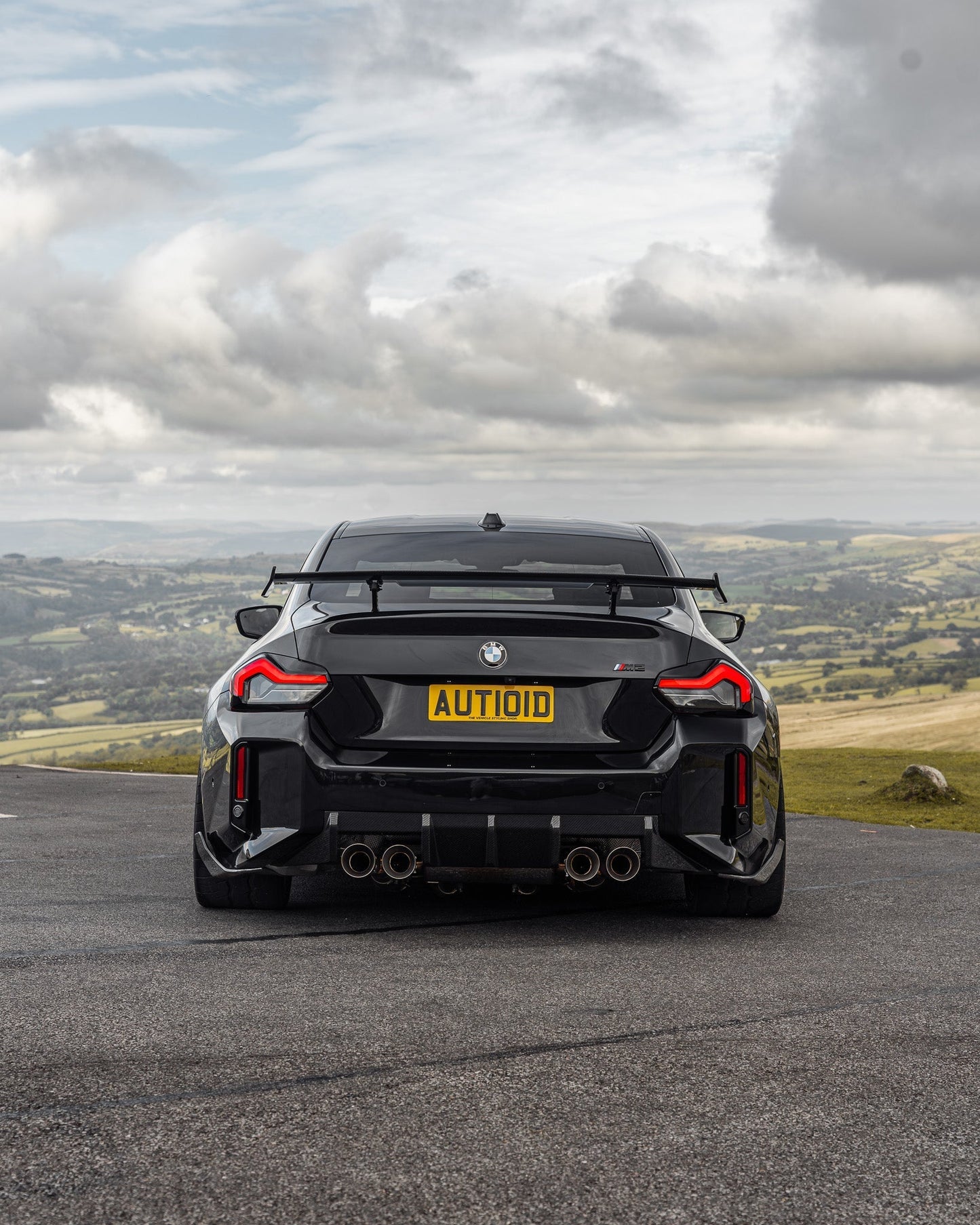 BMW G87 M2 TR87 Pre - preg Carbon Fibre Rear Bumper Winglets by Trevora (2023+) - Evolve Automotive