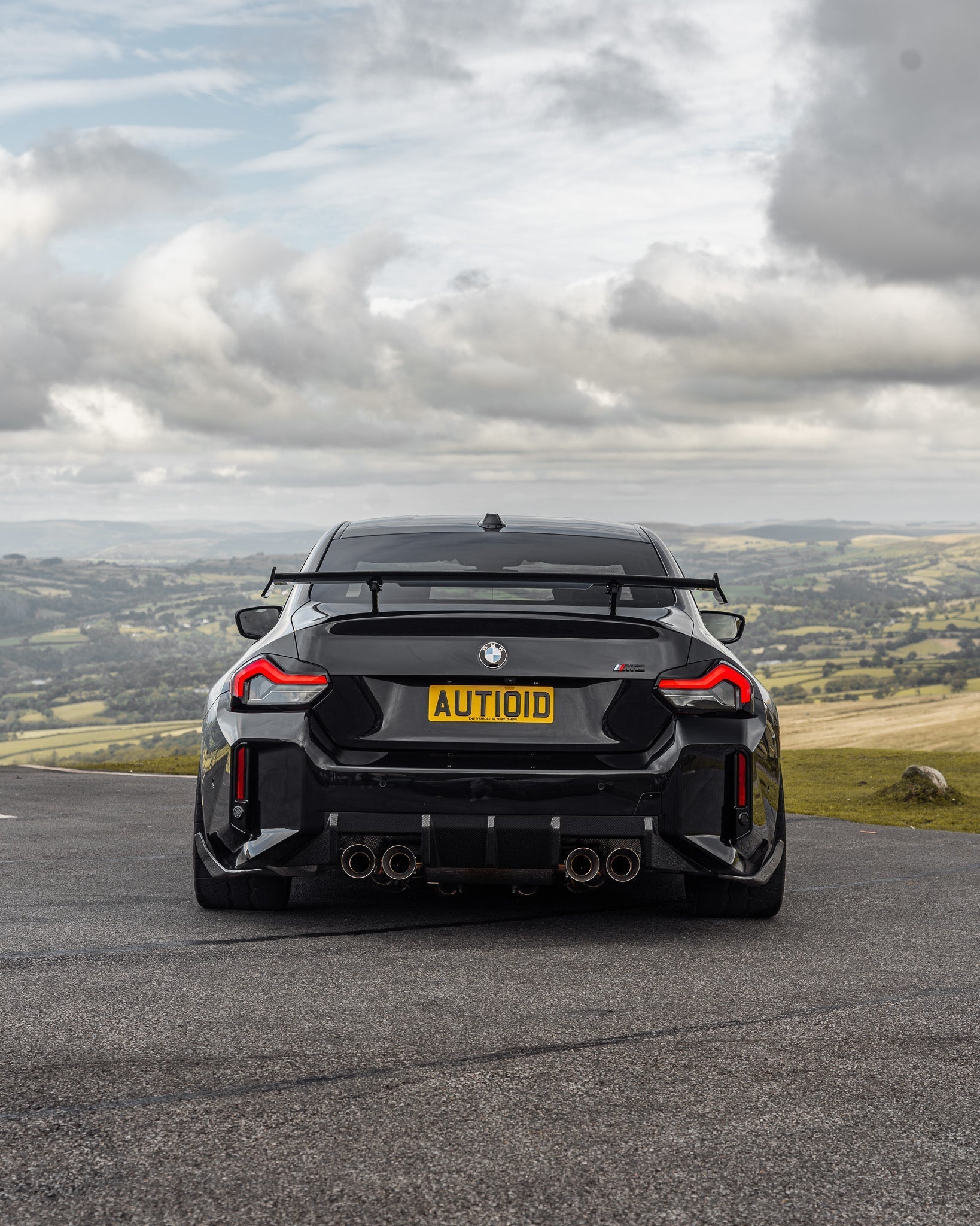 BMW G87 M2 TR87 Pre - preg Carbon Fibre Rear Bumper Winglets by Trevora (2023+) - Evolve Automotive
