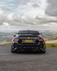 BMW G87 M2 TR87 Pre - preg Carbon Fibre Rear Bumper Winglets by Trevora (2023+) - Evolve Automotive