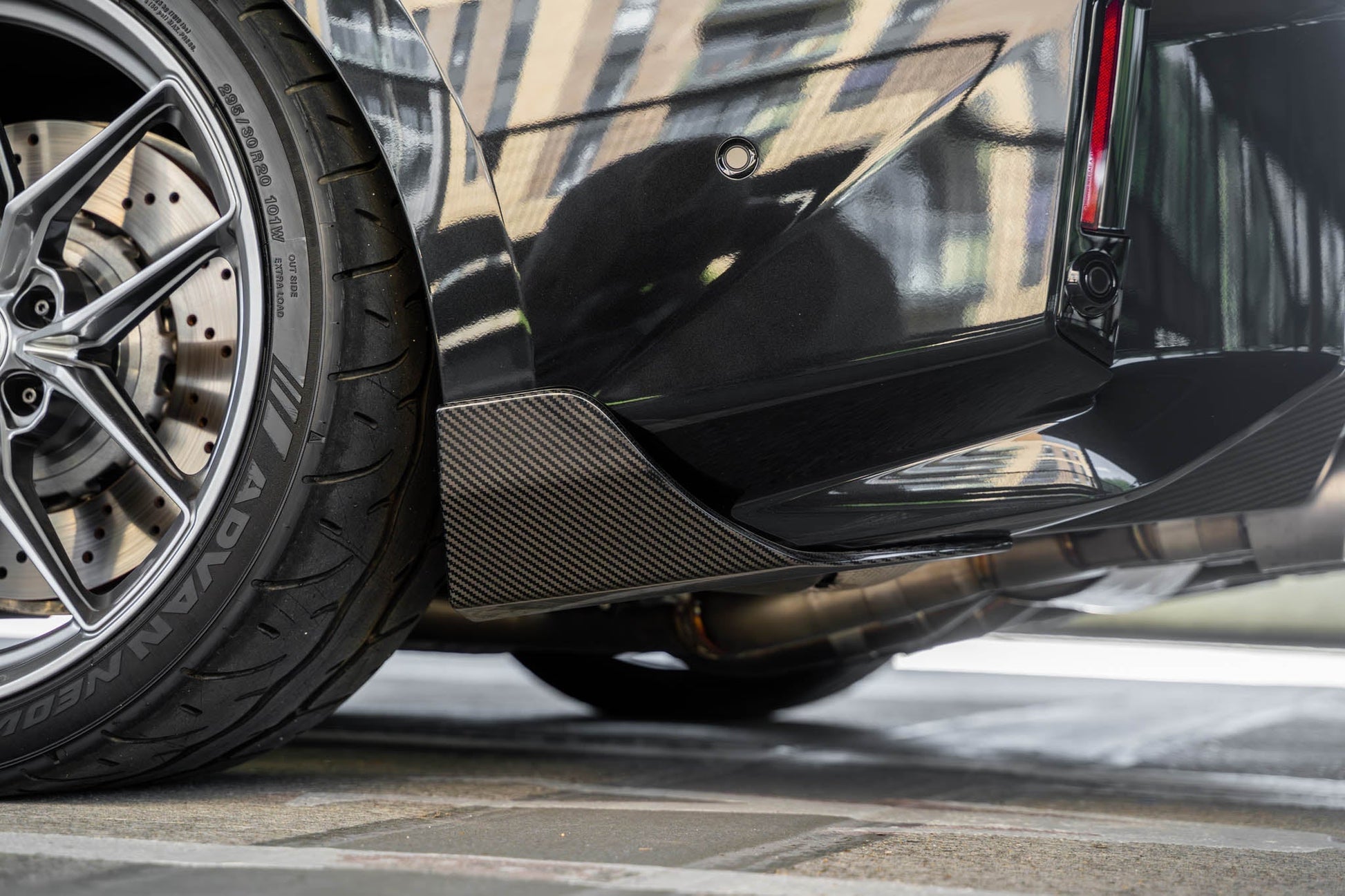 BMW G87 M2 TR87 Pre - preg Carbon Fibre Rear Bumper Winglets by Trevora (2023+) - Evolve Automotive