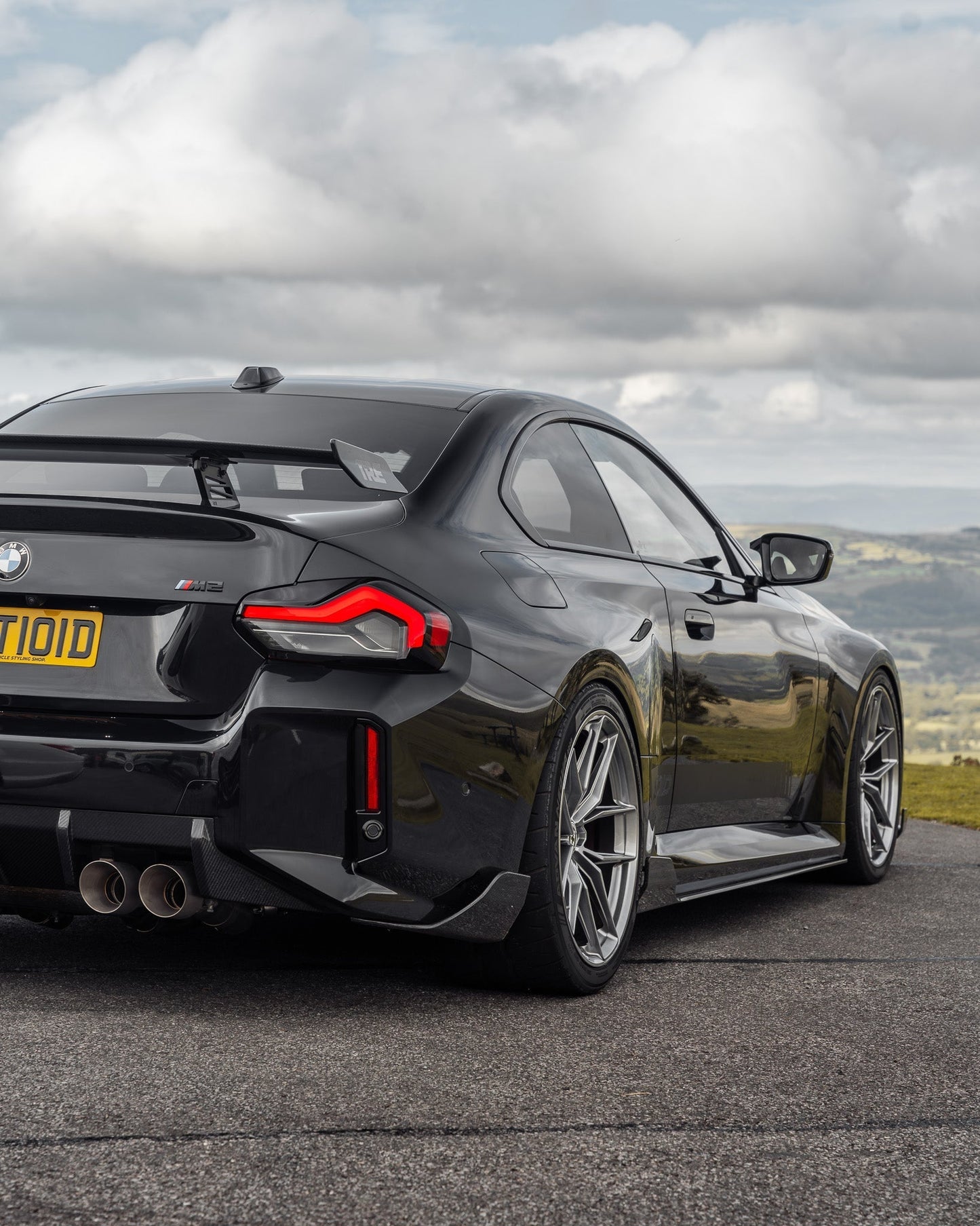 BMW G87 M2 TR87 Pre - preg Carbon Fibre Rear Bumper Winglets by Trevora (2023+) - Evolve Automotive