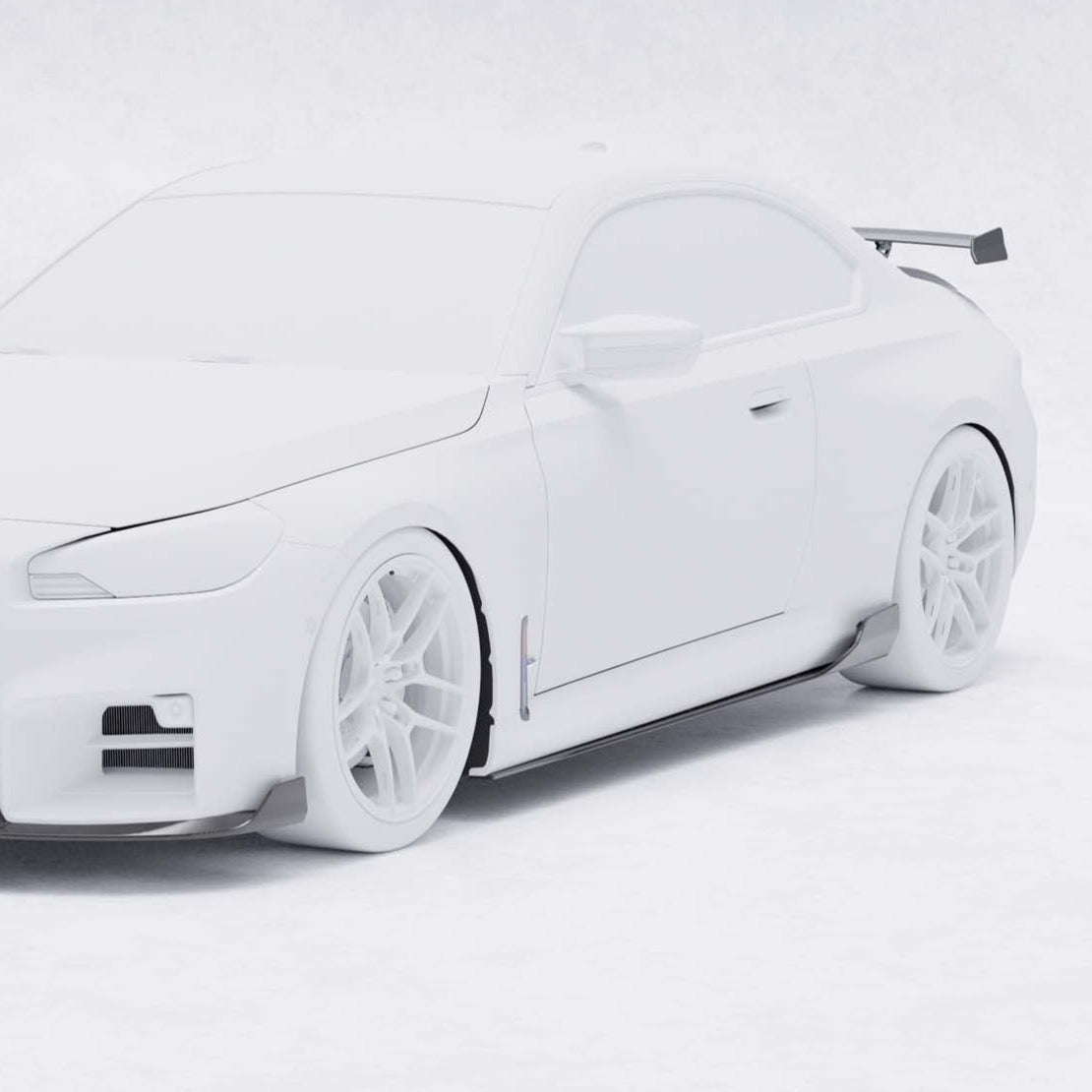BMW G87 M2 TR87 Pre - preg Carbon Fibre Side Skirts by Trevora (2023+) - Evolve Automotive