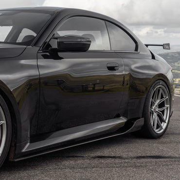 BMW G87 M2 TR87 Pre - preg Carbon Fibre Side Skirts by Trevora (2023+) - Evolve Automotive