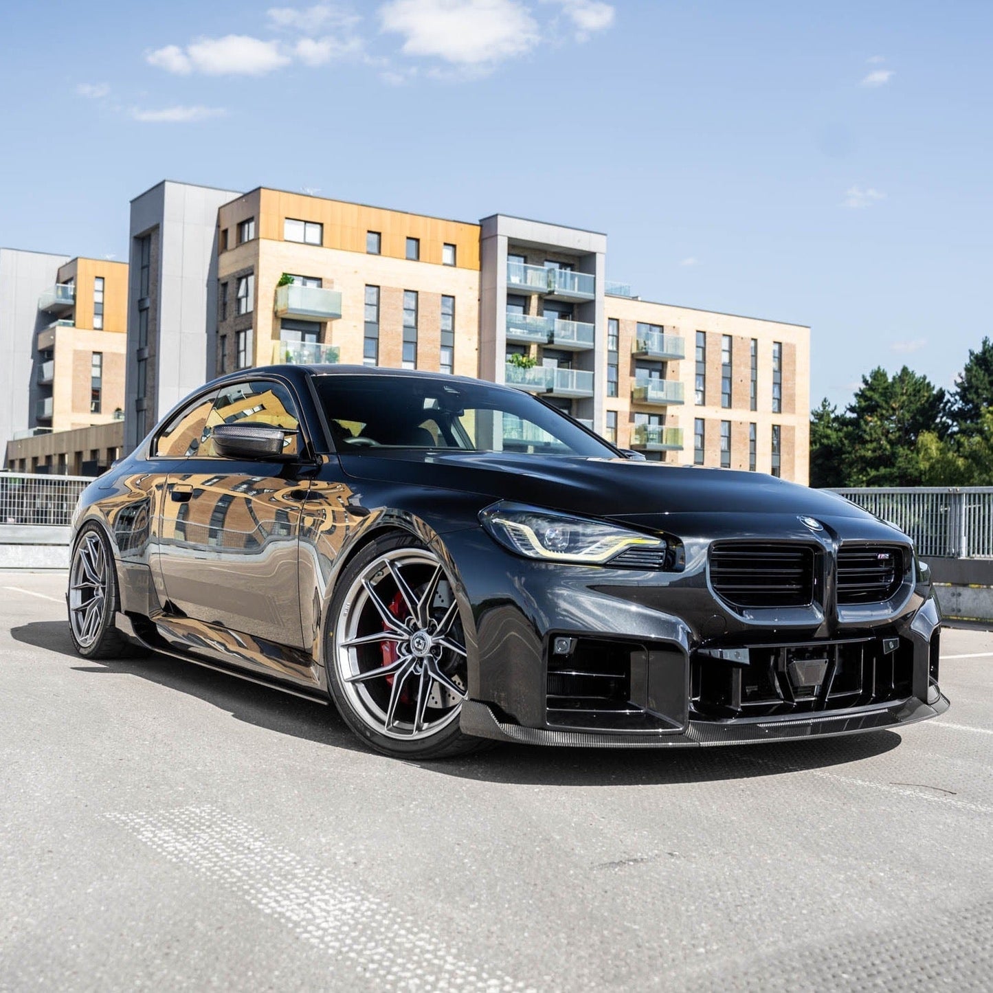 BMW G87 M2 TR87 Pre - preg Carbon Fibre Side Skirts by Trevora (2023+) - Evolve Automotive