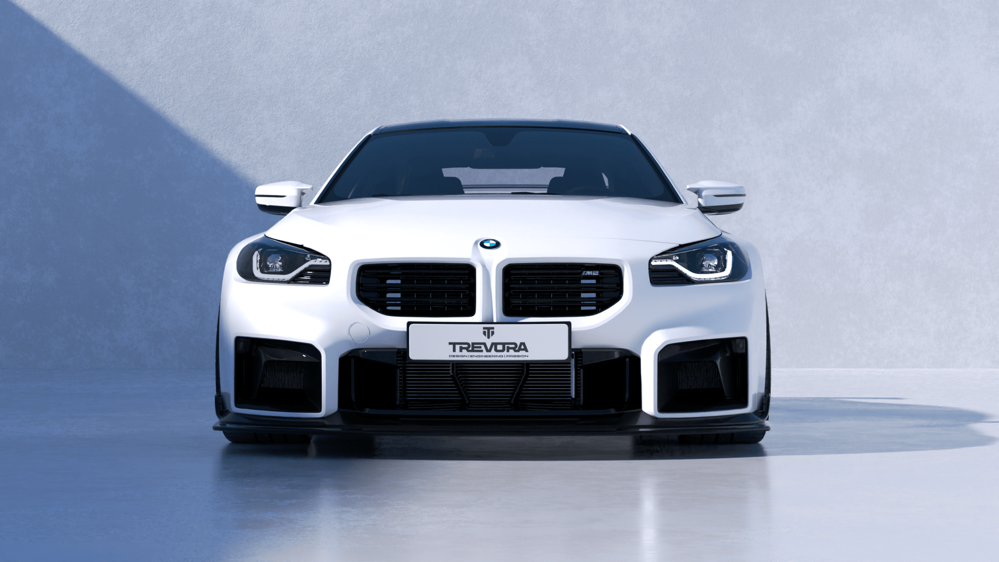 BMW G87 M2 TR87 Track Pack Carbon Fibre Front Splitter by Trevora (2023+) - Evolve Automotive