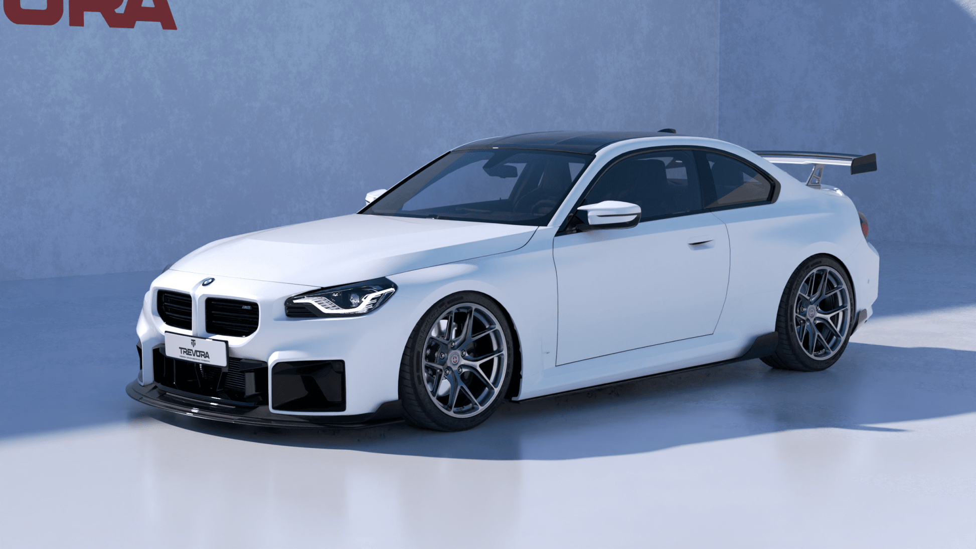 BMW G87 M2 TR87 Track Pack Carbon Fibre Front Splitter by Trevora (2023+) - Evolve Automotive