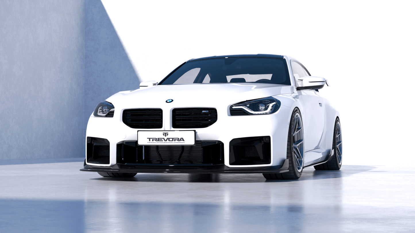 BMW G87 M2 TR87 Track Pack Carbon Fibre Front Splitter by Trevora (2023+) - Evolve Automotive